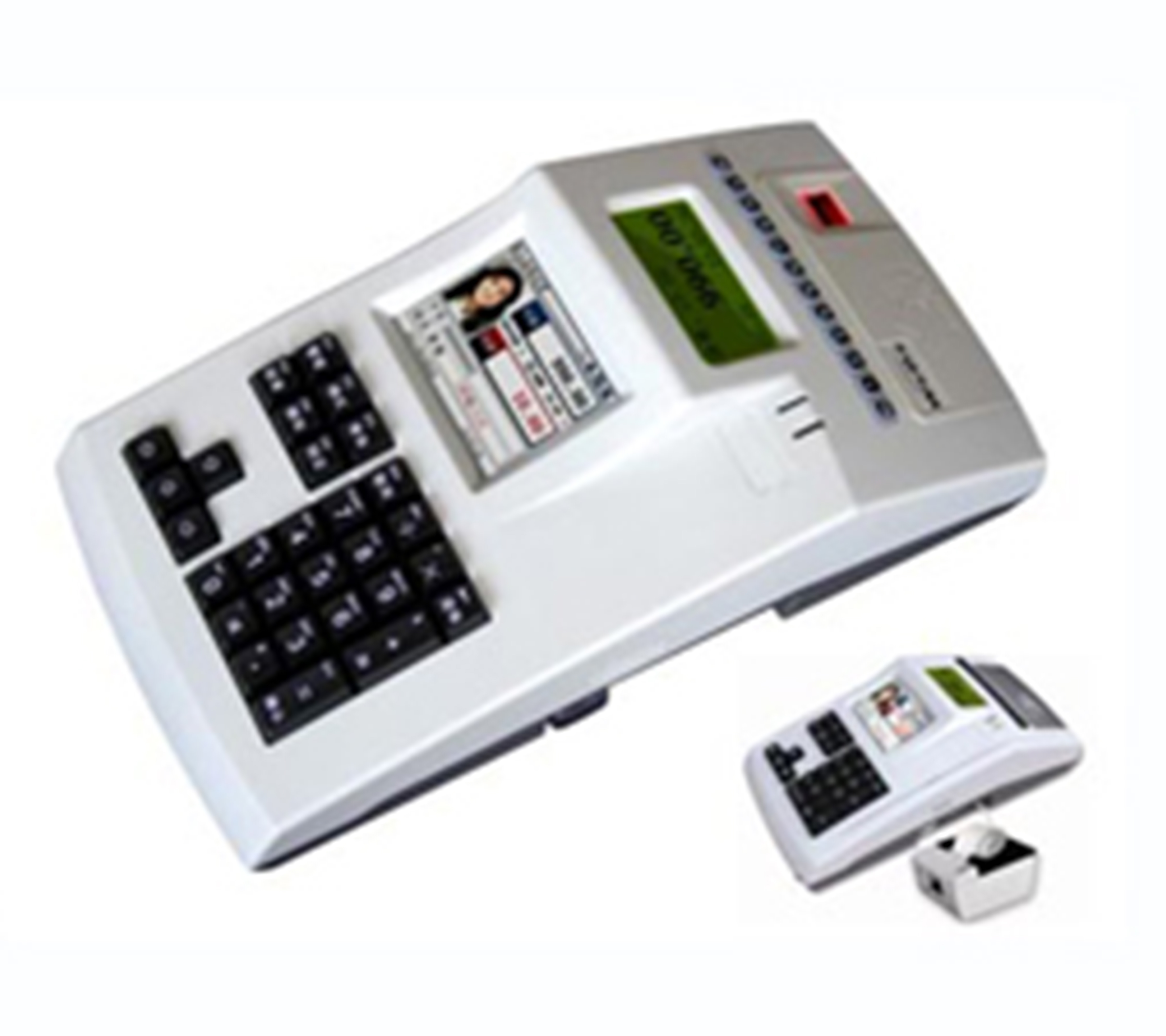 台式彩屏指纹消费机